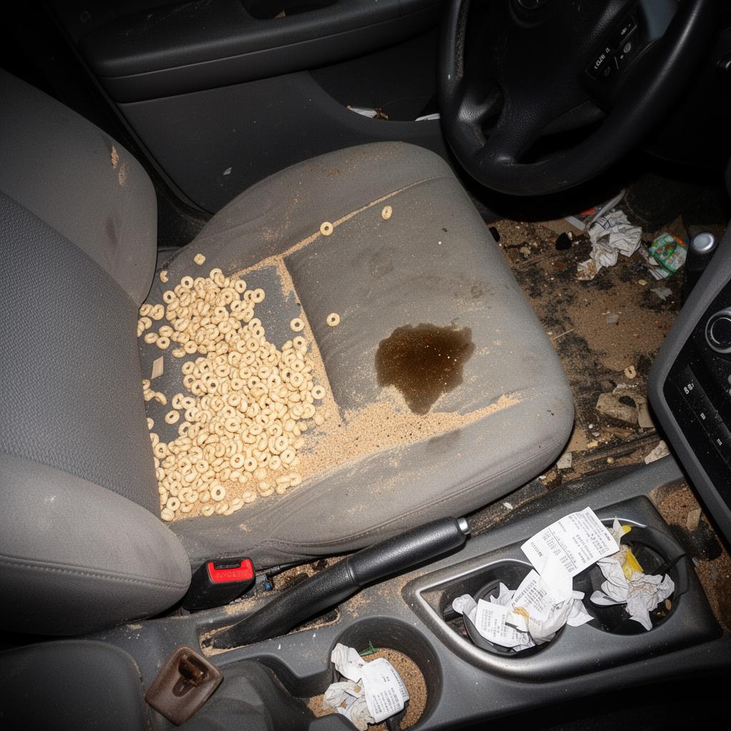 Interior detail — before